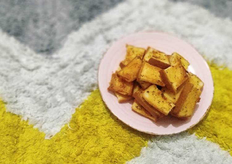 Bagaimana Menyiapkan Crunchy Garlic Bread Jadi, Lezat Sekali