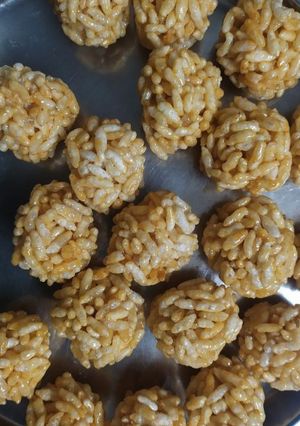 A picture of Mamara ka ladoo.
