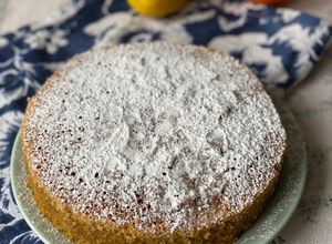 Foto di Torta paradiso per due, con zucchero muscobado