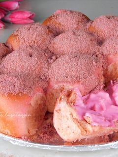 Foto resep Milk Bun Buah Naga