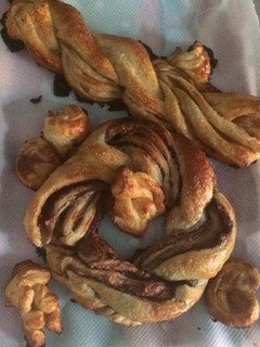 Una foto de Lazo de mantequilla con azúcar o palmeritas