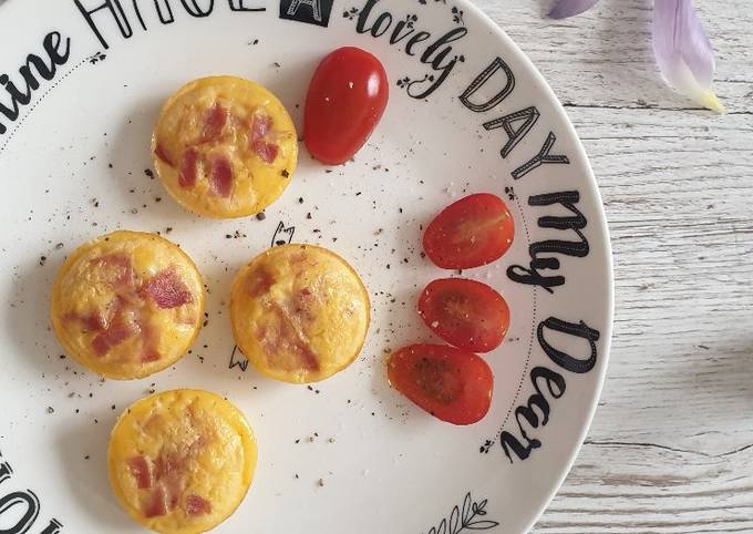 Frühstücksmuffins ohne Kohlenhydrate