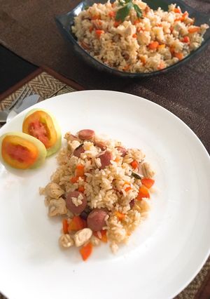 Foto resep Nasi goreng ayam