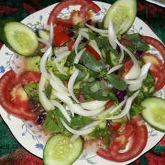 سلطة 🍅🌿🍋🍜-レシピのメイン写真