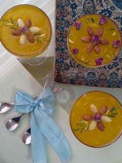 عکسی از دستور ماقوت زعفرانی😍😋