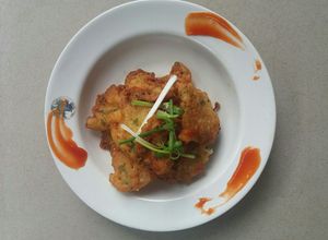 Hình của món Bánh tôm chiên.