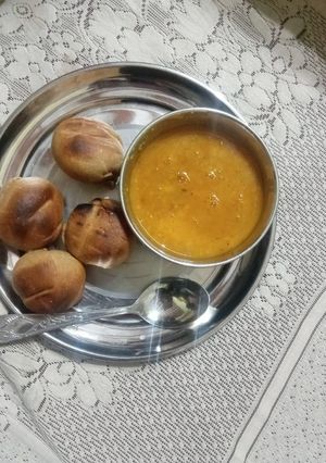 दाल बाटी(daal batti recipe in hindi) रेसिपी मुख्य फोटो