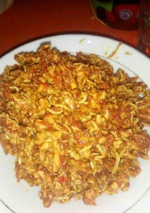 Foto resep Balado kering tempe teri 😋
