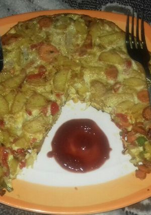 A picture of Potato frittata.