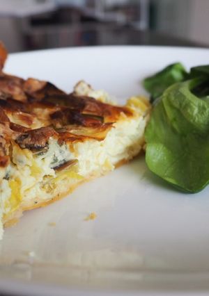 Une photo de Tarte poireaux fourme d'ambert