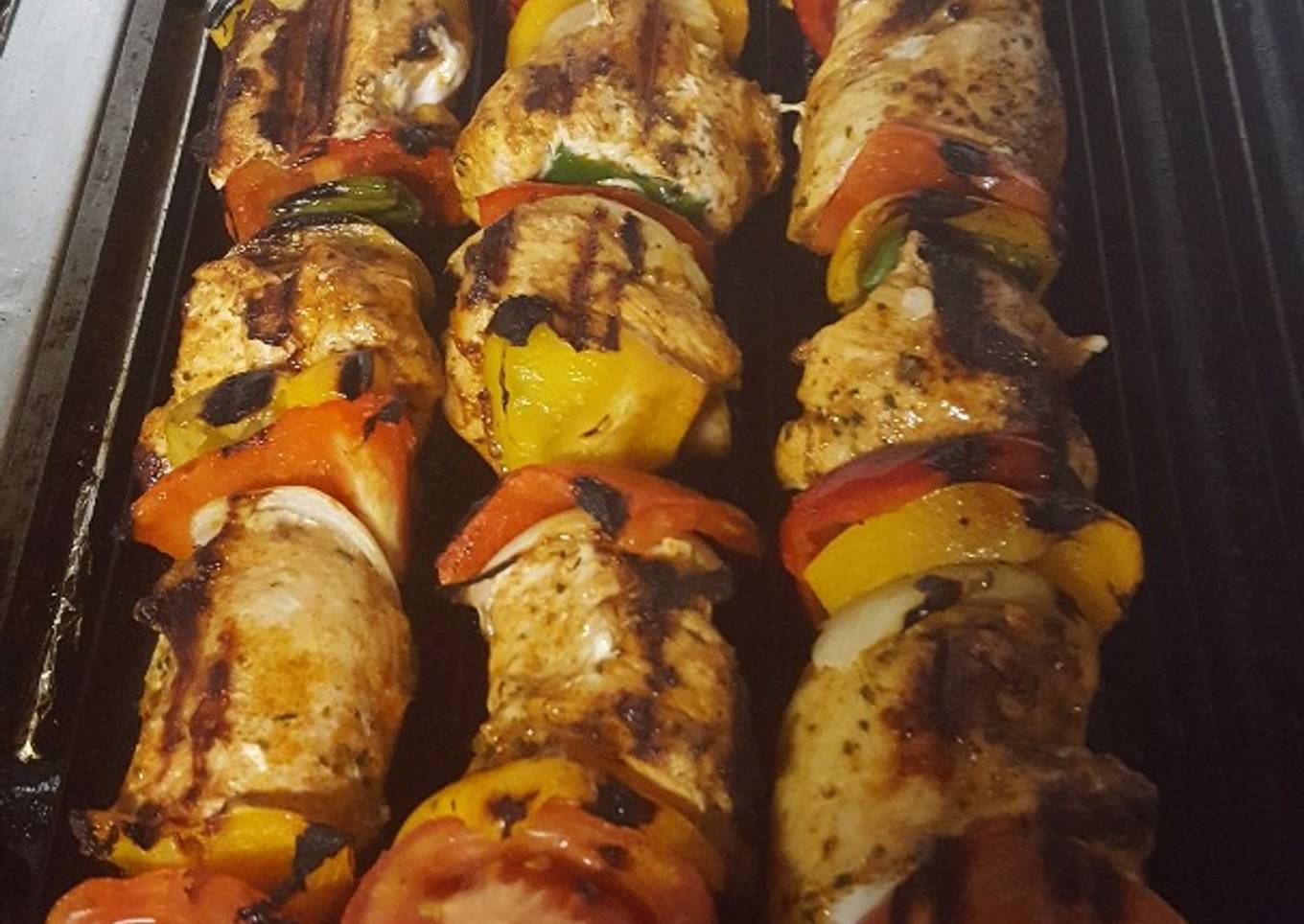 Brocheta de pollo