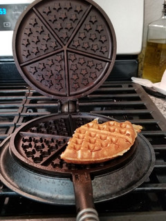A picture of Cast Iron Waffles.
