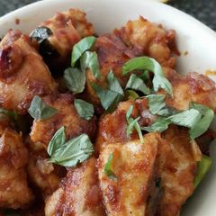 A picture of Lemon basil chicken.