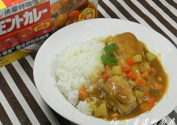 [料理絕配]ㄚ曼達的廚房~雞腿咖哩飯