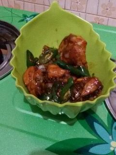 Foto resep Ayam goreng kecap cabe hijau