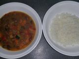 Frijoles con arroz