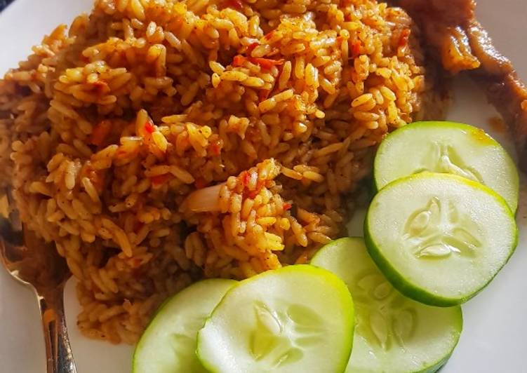 How to Prepare Super Quick Homemade Coconut jollof rice