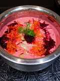 Beetroot Mixed Vegetable Raita