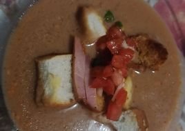 Crema de frijol