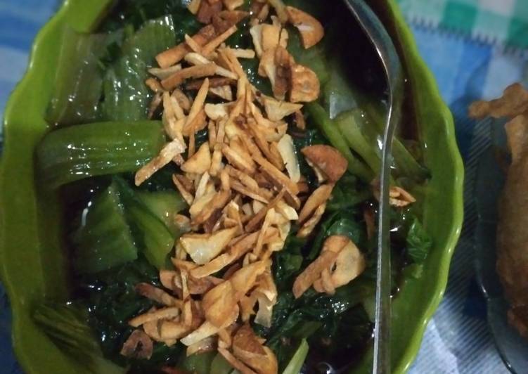 Langkah Mudah untuk Menyiapkan Caisim oyster sauce yang Lezat