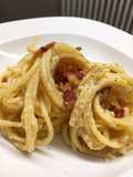 Carbonara with Crispy Guanciale and Truffle Aroma
