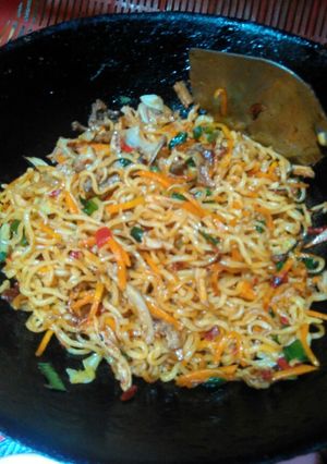 Foto resep Mie goreng jawa pedas