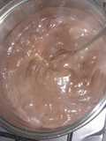 Cremas de chocolate con leche en polvo o la de bolsita
