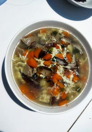 Foto resep Sup bakso telur shitake