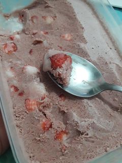 Foto resep Ice cream strawberry