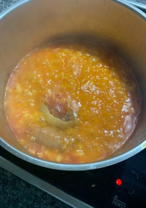 Una foto de Alubias o fabada de mi abuela Carmela