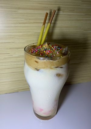Foto resep Dalgona Coffee simple 💙 NO MIXER