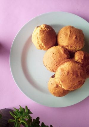 Una foto de SIN GLUTEN - Cupcakes de chía rellenos