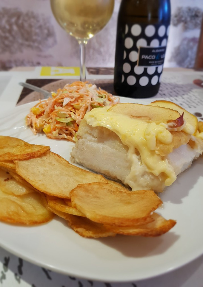 Una foto de Bacalao con mayonesa