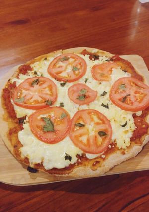 Una foto de Pizza