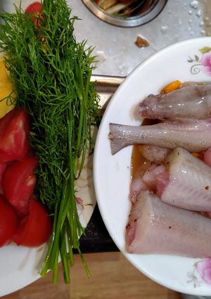 Hình của món Canh cá khoai nấu chua.