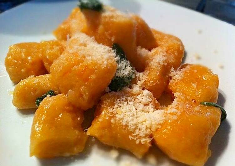 Recipe of Homemade Gnocchi alla Zucca 🎃