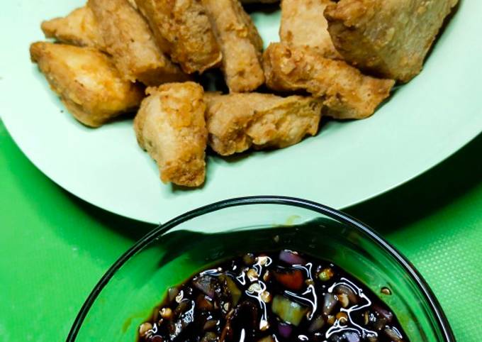 Cara bikin Tahu goreng sambel kecap Cara bikin Tahu goreng sambel kecap
