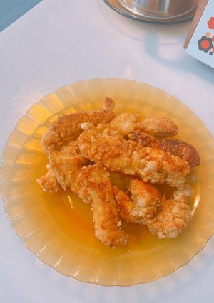 Una foto de Tiras de pollo