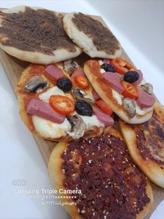 صورة لوصفة مناقيش مشكلة 😋😋