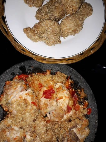 Langkah Mudah untuk Menyiapkan Resep Ayam Lapis Havermut Geprek yang  Bikin Ketagihan Anti Ribet, Menggugah Selera