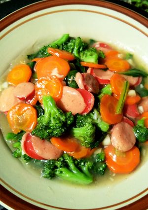 Foto resep Ca Sayur Sosis Sederhana