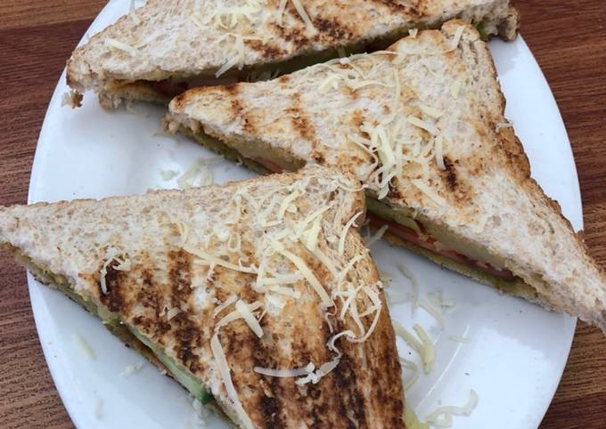 Simple Way to Prepare Super Quick Homemade Veg Grill Sandwich