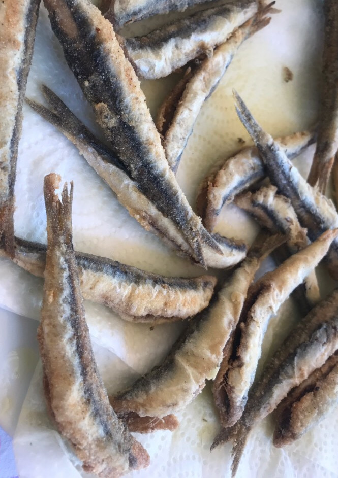Una foto de Boquerones fritos