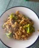 Pasta integral baja en grasa