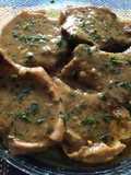 Chuletas de cerdo a la mostaza