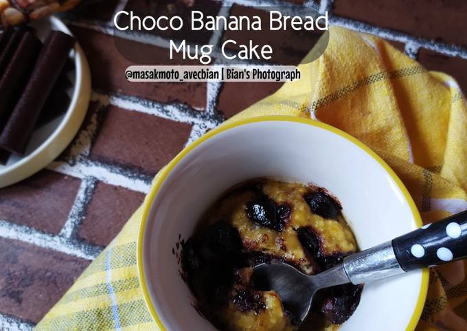 Choco banana bread mug cake