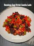 Dendeng Sapi Kriuk Petai Sambalado