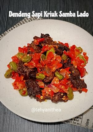 Foto resep Dendeng Sapi Kriuk Petai Sambalado