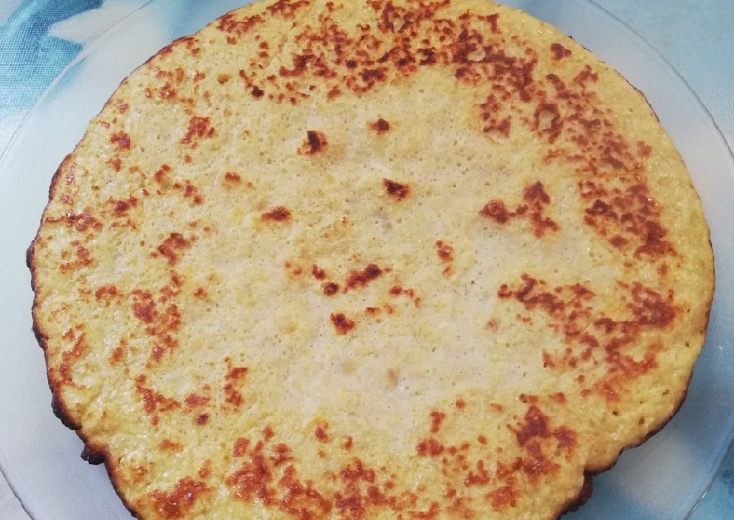 Tortilla de avena, plátano y huevo Receta de Eduardo MC Cookpad