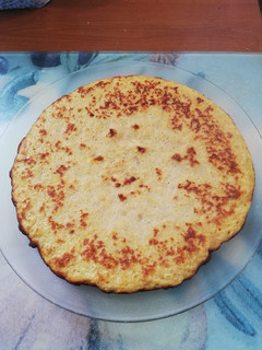 Una foto de Tortilla de avena, plátano y huevo